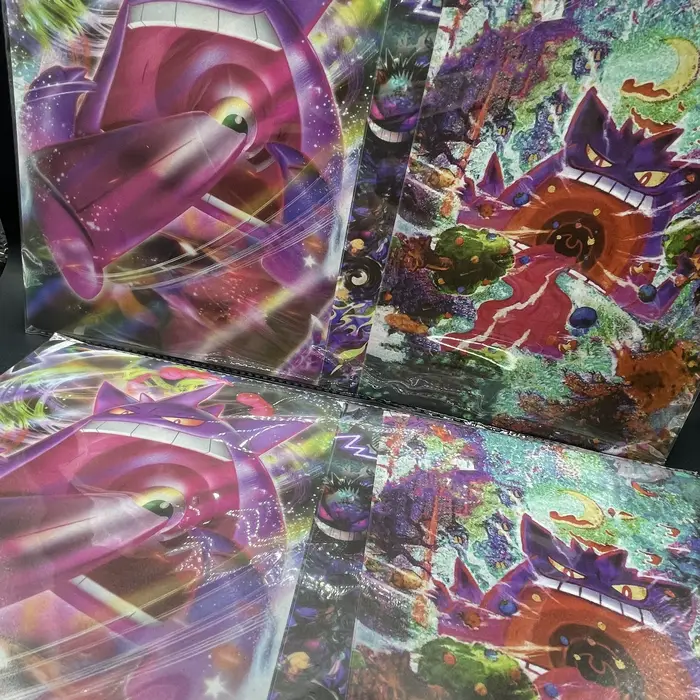 PTCG Gengar Ex Album de cartes à collectionner 4 compartiments peuvent contenir 240