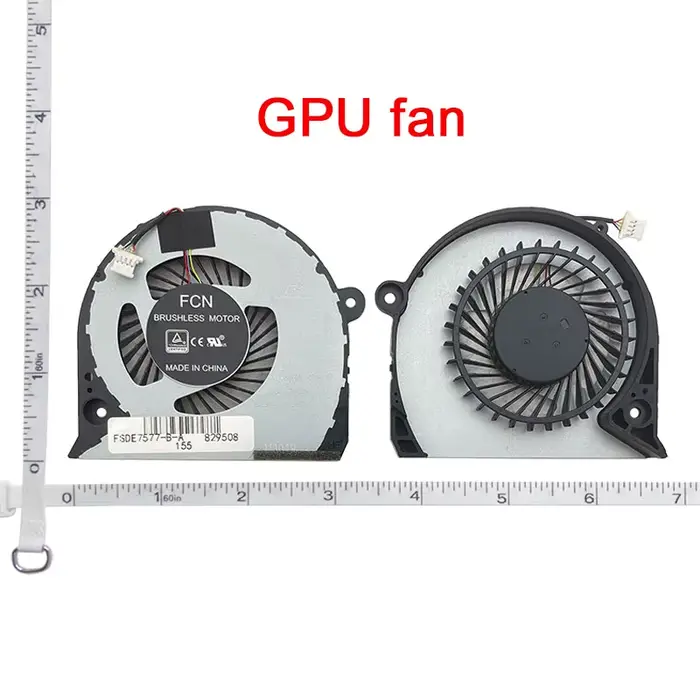 Nouveau ventilateur de refroidissement de processeur pour ordinateur portable pour DELL Inspiron 15-7577 7588 G7-7588 G7-7580 G5-5587 Vostro 15-7580 P71F 7570 P72F DC5V 0.5A
