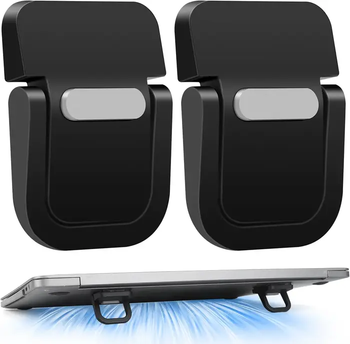 Support pour ordinateur portable pliable en alliage d'aluminium – Hauteur réglable, portable et lége