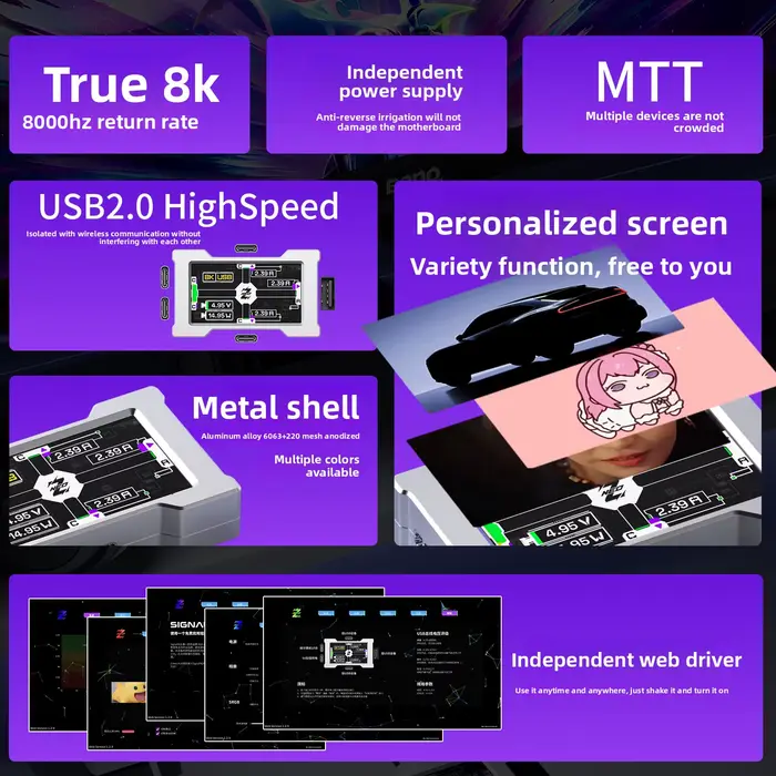 HMLAB ZNEO Hub USB de jeu – 2 à 3 ports