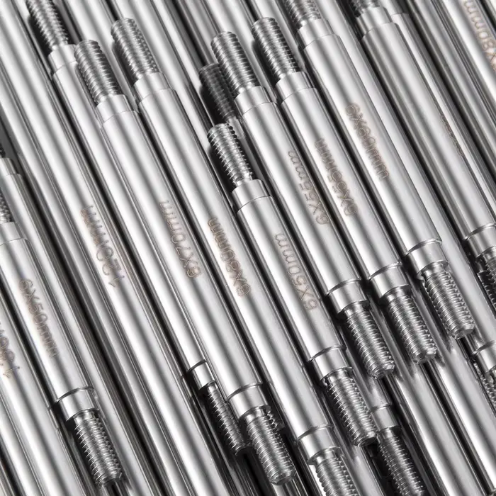 YEAHRUN 2 pièces ensemble de liaison en acier inoxydable tige de liaison M4 6x50-155mm pour Axial SC