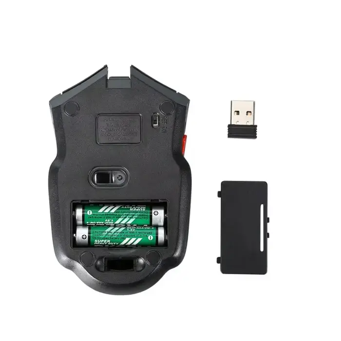 Souris sans fil 113, souris optique sans fil 2,4 GHz avec récepteur USB, souris sans fil portable à 6 boutons pour ordinateurs portables