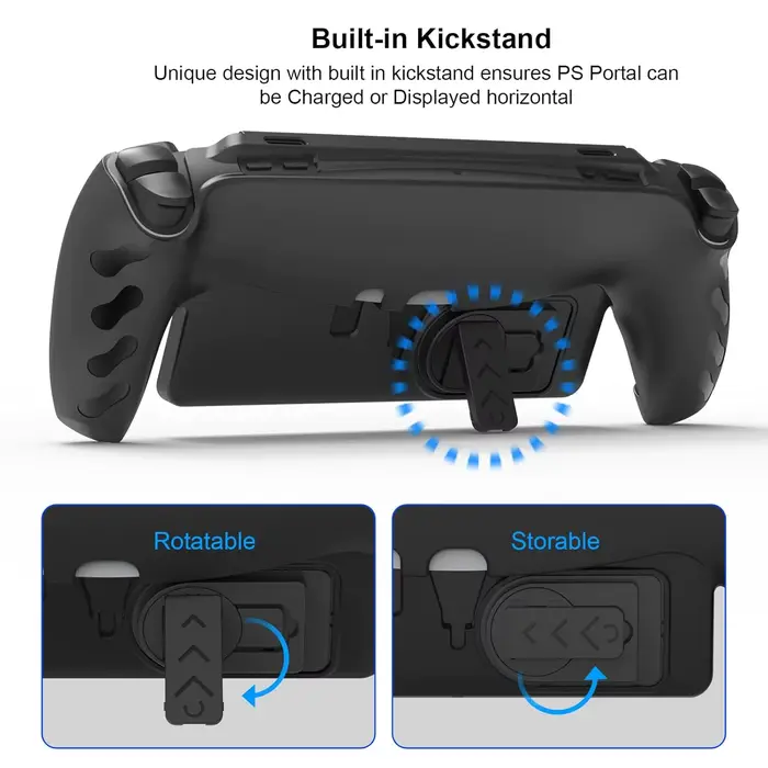Étui de protection en TPU pour console portable PS5 + coque détachable