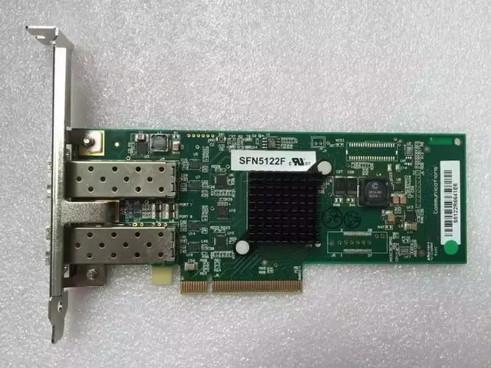 Carte réseau NIC SFN5122F double port 10GbE 10Gbps PCI-E