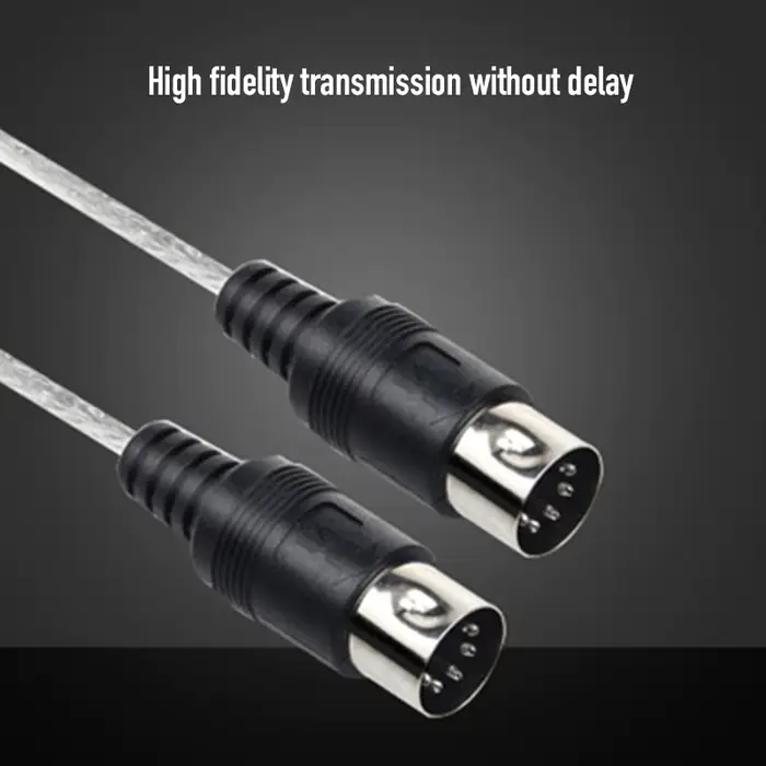 Câble adaptateur audio MIDI vers USB IN-OUT pour clavier électronique 5 broches