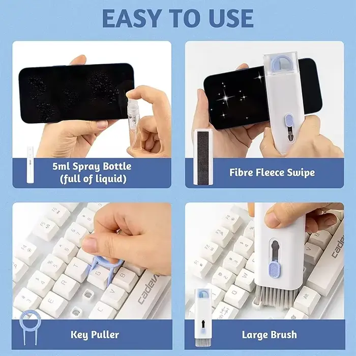 Kit de nettoyage 7 en 1 pour clavier