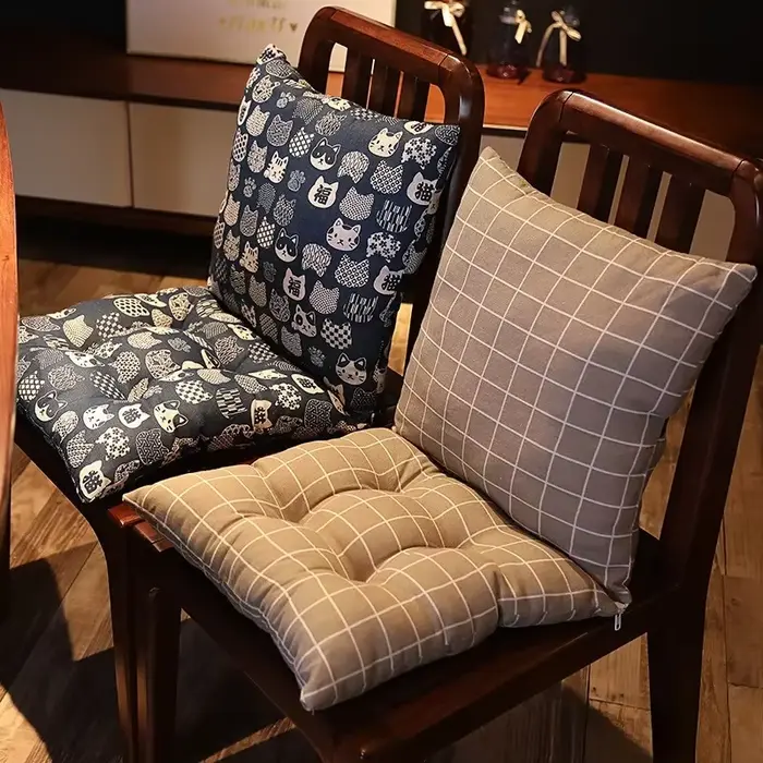 Coussin de siège confortable 2 en 1 avec support dorsal pour une position assise prolongée