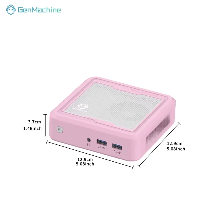Gemachine AMD Ryzen 7 2700U Mini PC Windows 11 3.8GHz 15W ordinateur de jeu bricolage DDR4 M.2 2280 NVMe WIFI 5 Gamer PC Ordenador