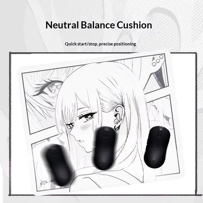 ATK GEAR ATK Dream Anime Grand tapis de souris neutre équilibré pour le jeu FPS