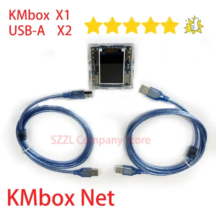 KMbox Net – contrôleur de clavier et de souris réseau AI/DMA, double Machine unique, convertisseur U