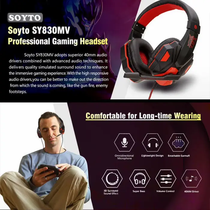 Casque de jeu filaire 3