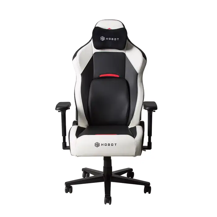Chaise de jeu ergonomique à dossier haut avec support lombaire réglable, chaise de direction en méta