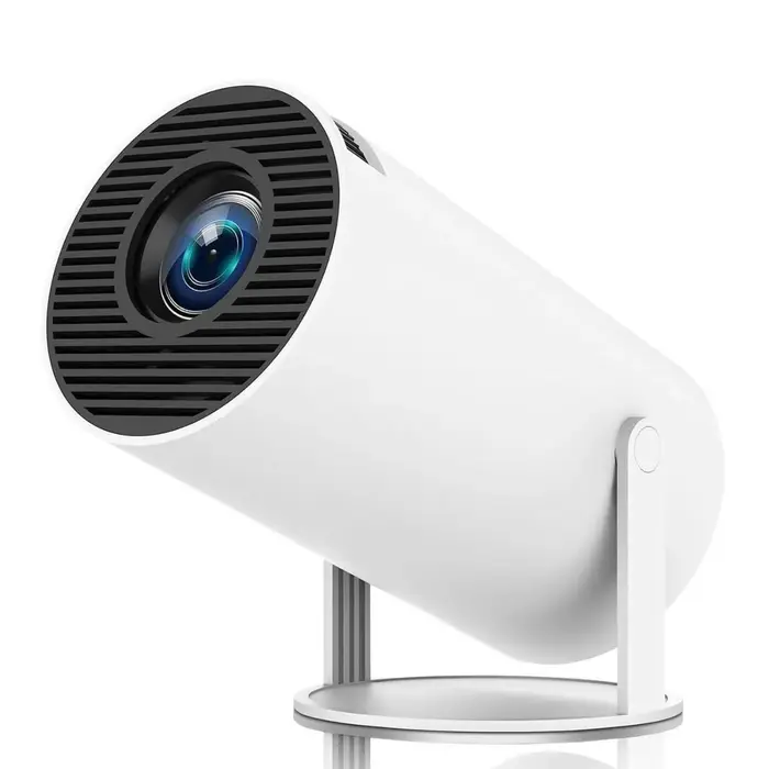 Projecteur Cylindrique Portable 1080P HD Compatible WiFi & Bluetooth 5