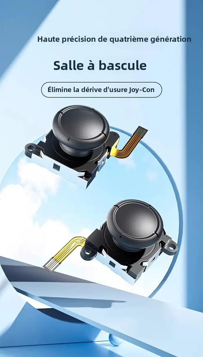 Joystick Aolion Hall pour Switch Joycon-Joystick d'origine pour console de jeu NS OLED Lite Remo portable-technologie Anti-défense