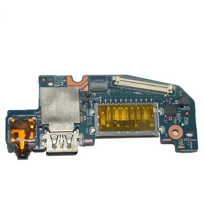 Nouveau lecteur de carte Audio USB avec bouton d'alimentation, carte IO pour Dell Inspiron 5510 5515