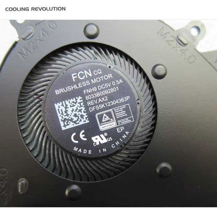 Ventilateur de refroidissement CPU pour ordinateur portable