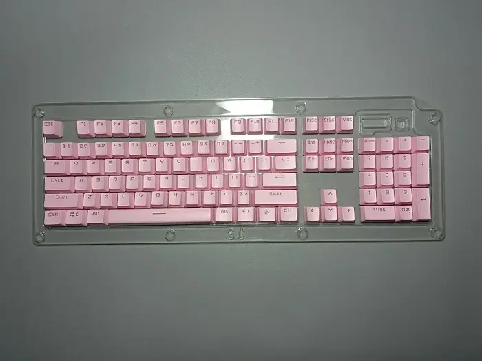 Capuchons de touches transparents Corsair PBT pour K70 K65 K68 K63 K95 K100