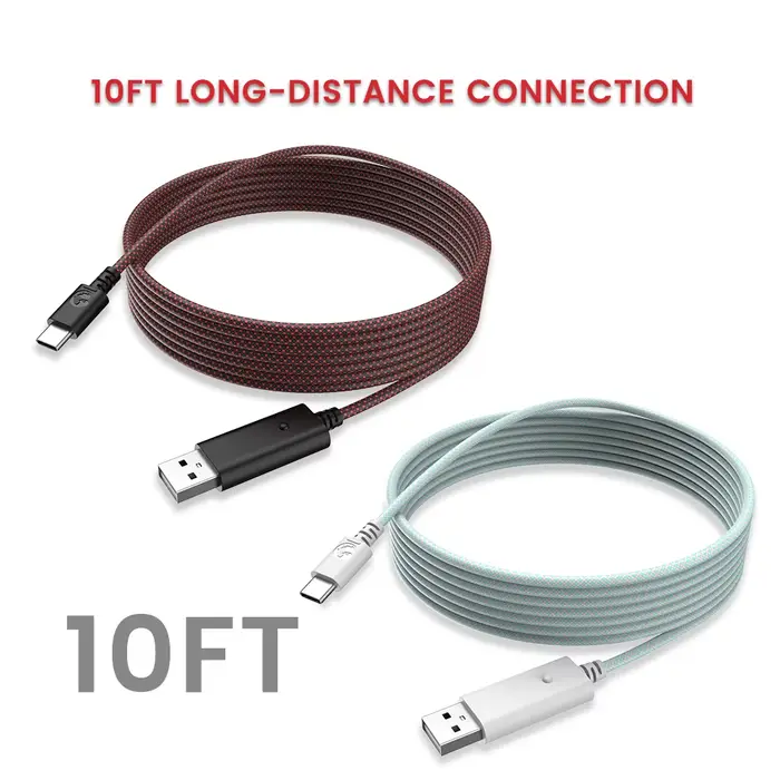 Accessoires de jeu plaque frontale magnétique, câble type-c, anneau anti-friction pour GameSir G7 Pr