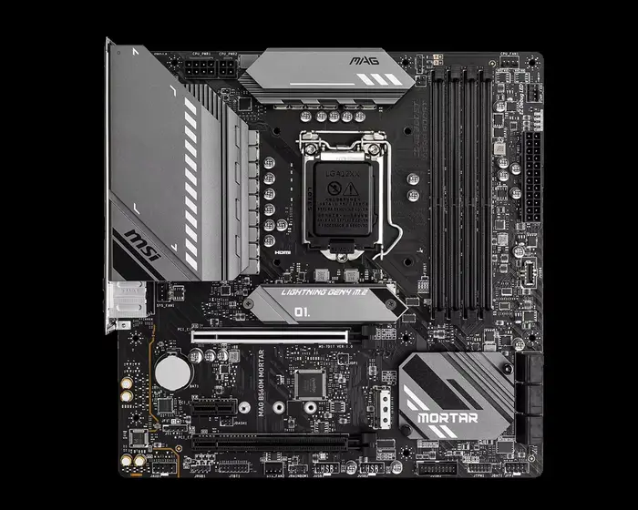 Carte mère MSI MAG B560M MORTAR LGA 1200 4×DDR4 128 Go PCI-E 4.0