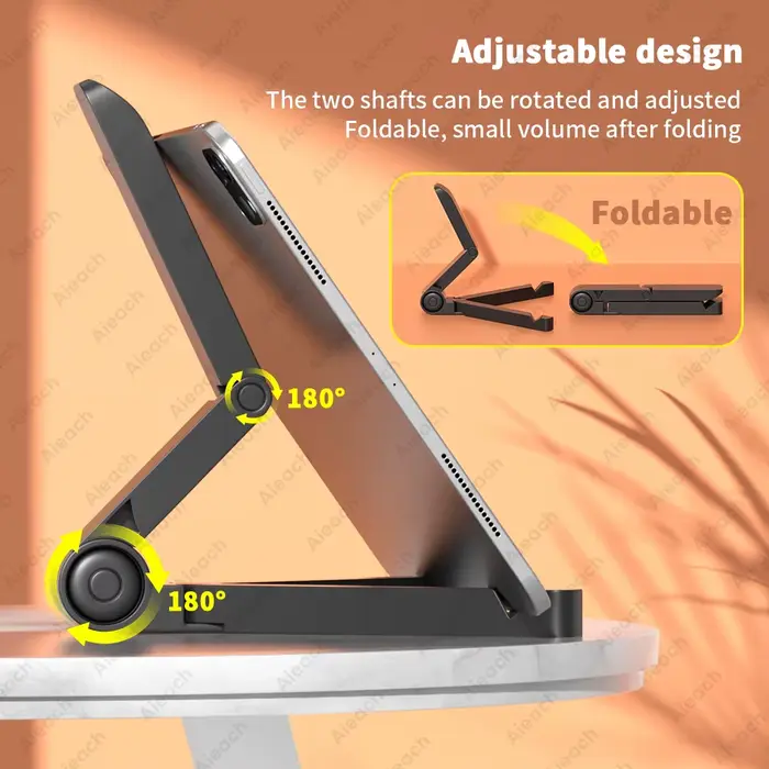 Support de moniteur portable et support de tablette réglable