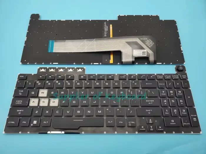 Nouveau clavier anglais/espagnol pour ASUS TUF Gaming A15 FA506 FA506Q FA506U FA506NF FA506IHR TUF50