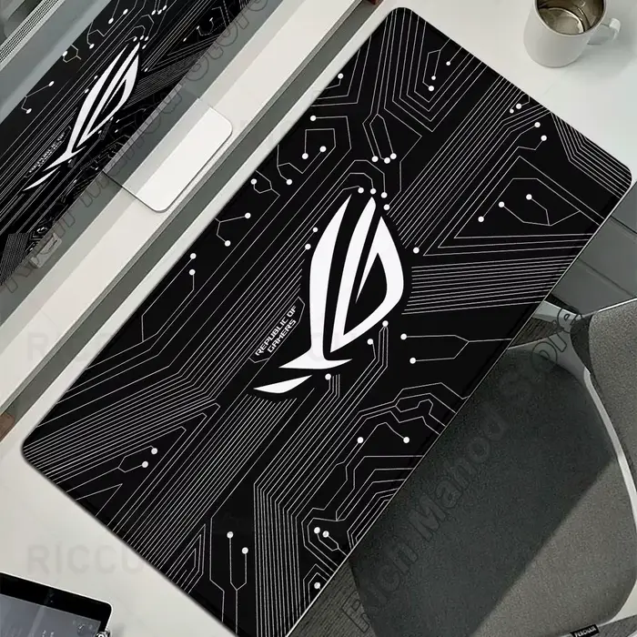 Tapis de souris ASUS Xxl Republic of Gamers ROG, grand tapis de jeu, tapis de bureau en caoutchouc a