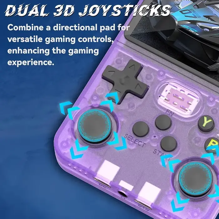 Console de jeu rétro classique R36S avec système ARKOS