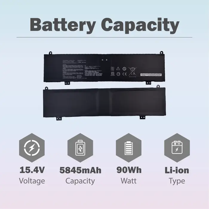 C41N2013 Batterie de remplacement pour ordinateur portable Asus TUF Gaming A15 FA507 A17 FA707 ROG Strix G513 G513IM