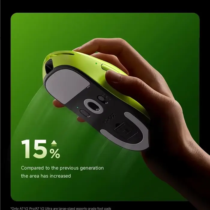 MCHOSE nouvellement mis à niveau A7 V2 Pro/Ultra souris de jeu Tri-Mode sans fil e-sports