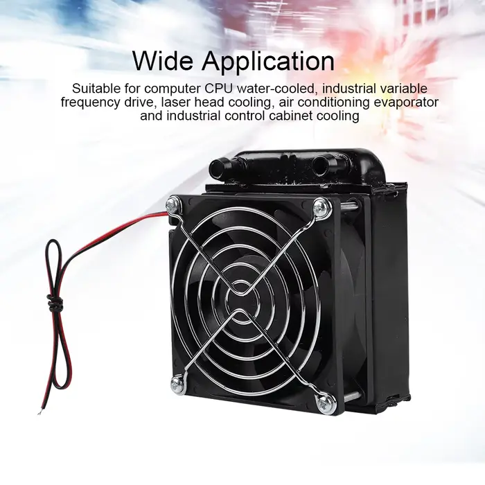 Refroidisseur de processeur radiateur à rangée de chaleur CPU 80MM CPU LED