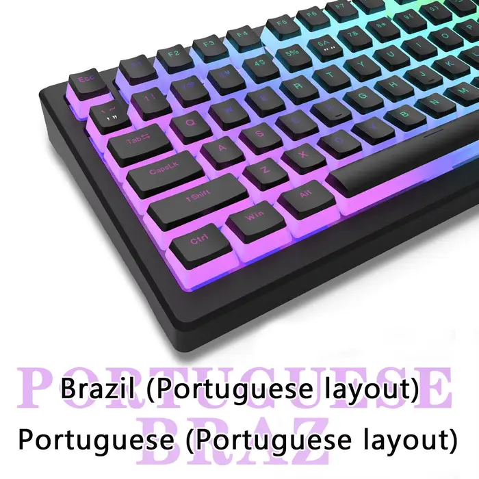 Clavier mécanique OEM avec touches PBT 129 touches