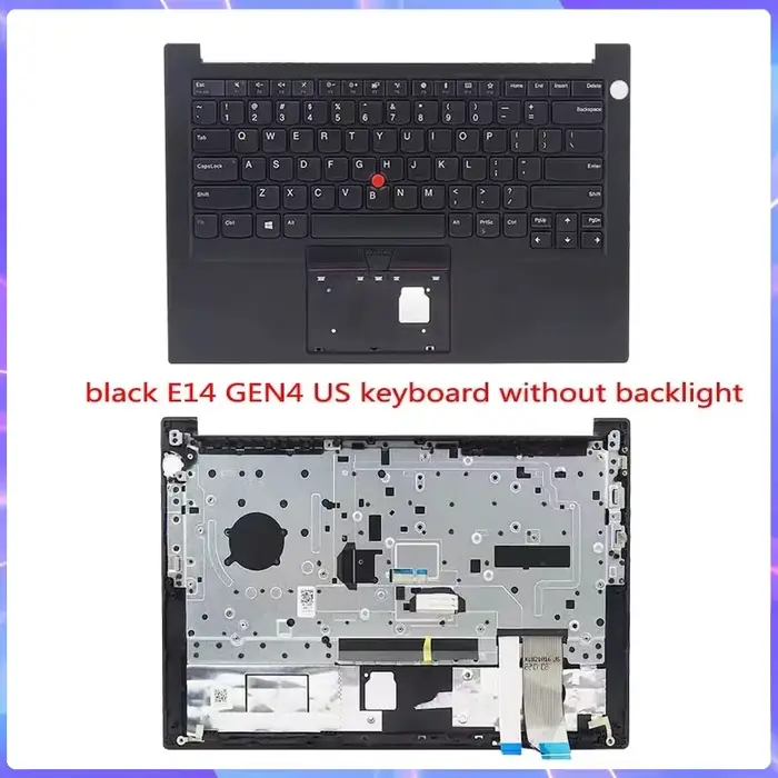 Nouveau pour Thinkpad E14 Gen2 GEN3 GEN4 remplacement d'ordinateur portable avec repose-paume clavie
