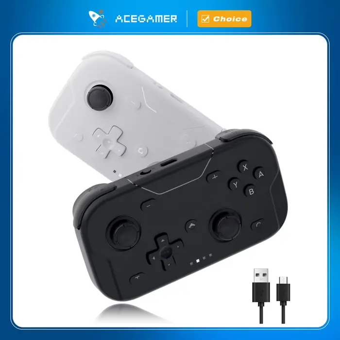Contrôleur de jeu de poche manettes Hall portables 1000Hz manette de jeu Bluetooth pour