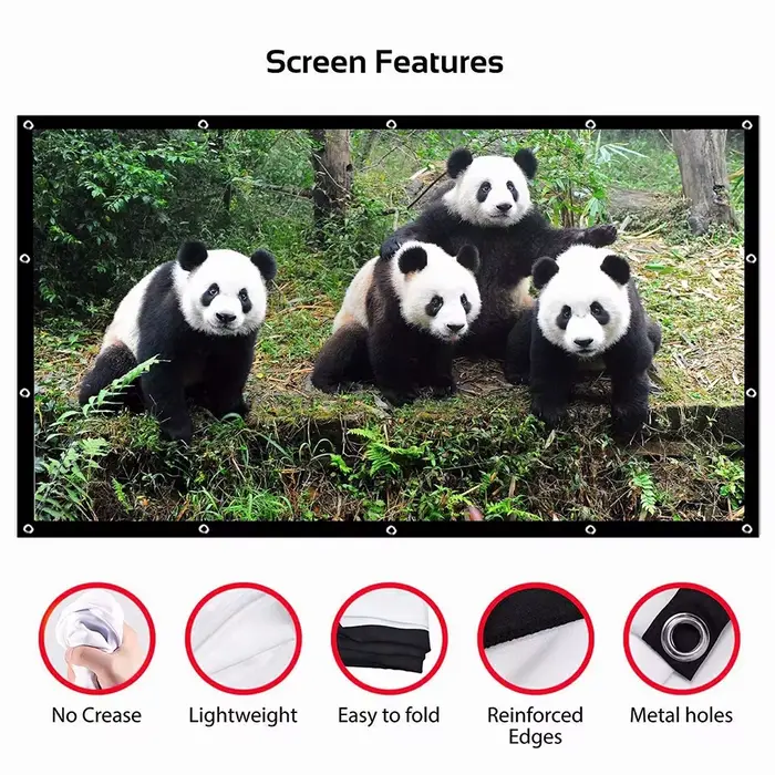 Salange ecran projection ecran de projection Portable