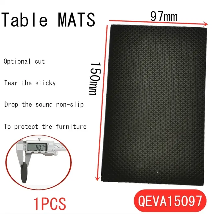 Coussinets en caoutchouc pour pieds de chaise, 1-24 pièces, tapis antidérapant, amortisseur de pare-chocs, rond, carré, auto-adhésif, matériel de protection des pieds de Table