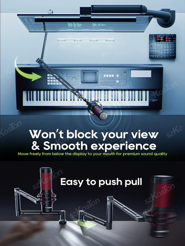 Bras de flèche de Microphone réglable
