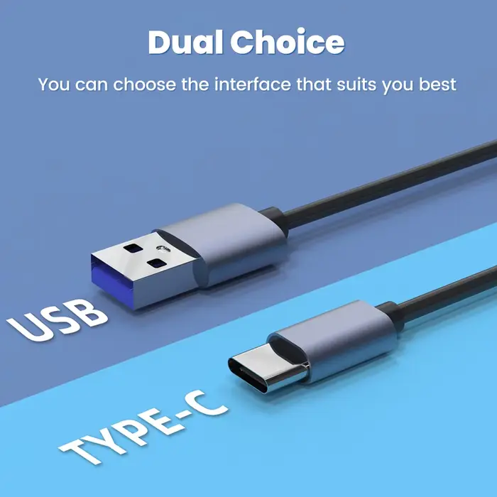 Lecteur de carte mémoire USB 6 en 1 multifonction Type C SD/TF/MS/XD/CF