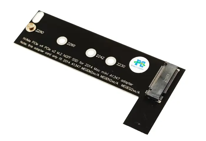 Carte SSD M.2 NGFF NVMe pour mise à niveau Mac mini fin 2014 année A1347 série MEG (uniquement pour fin 2014 ans