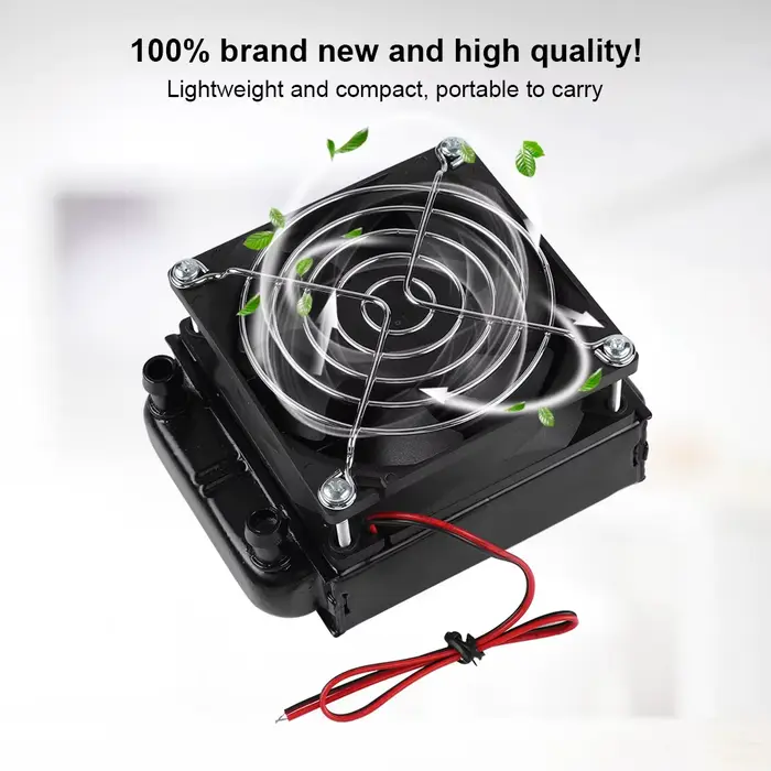 Refroidisseur de processeur radiateur à rangée de chaleur CPU 80MM CPU LED