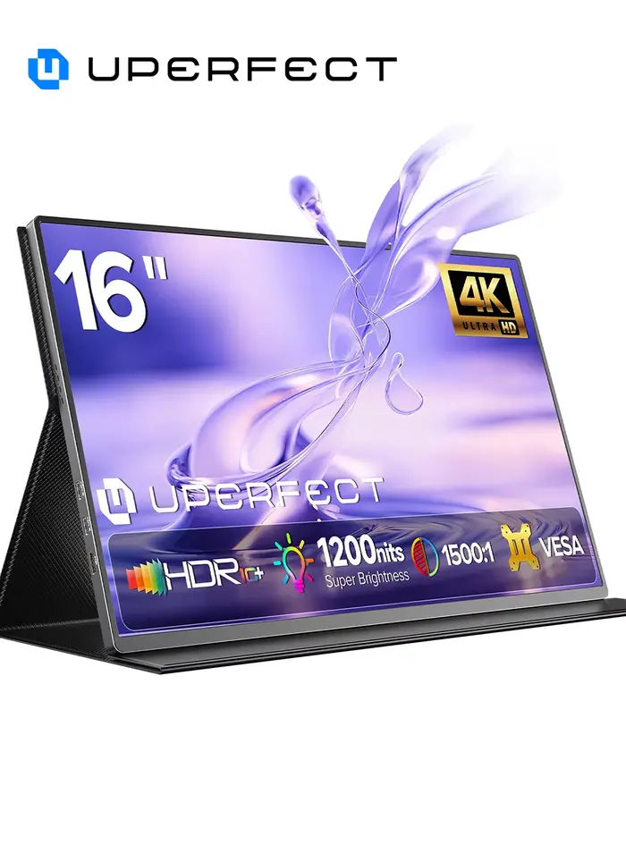 Écran portable UPERFECT 4K 16 pouces 3840 x 2400 IPS pour ordinateur portable