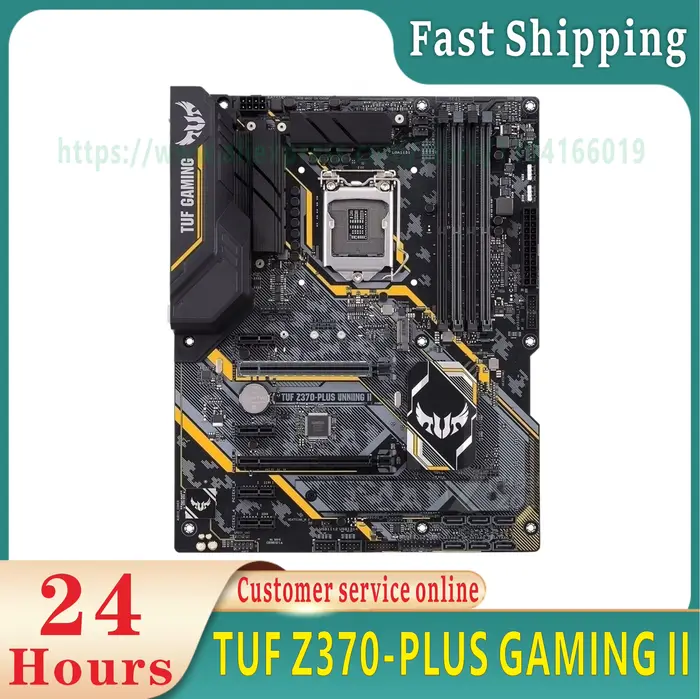 TUF Z370-PLUS GAMING II Z370 emplacement pour carte LGA 1151 i7 i5 i3 DDR4 PCI-E 3.0 SATA3 100% test