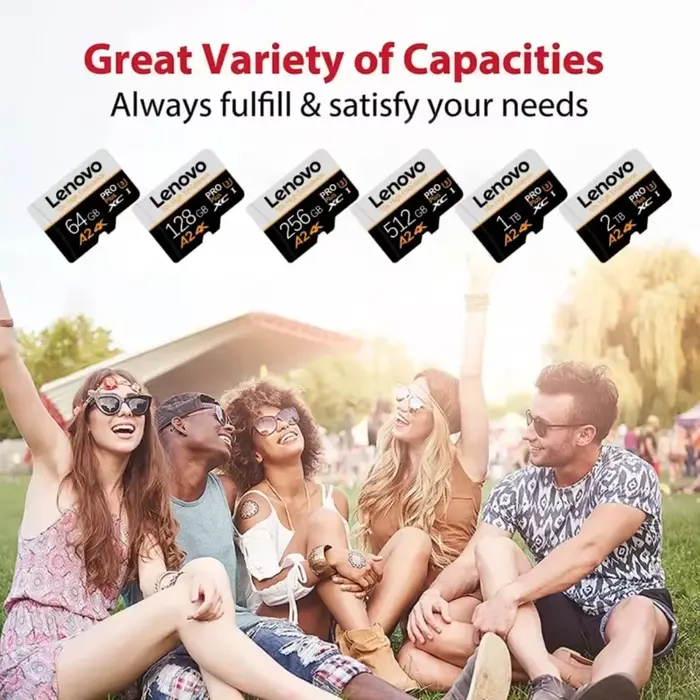 Carte mémoire SD Lenovo 256GB 512GB classe 10