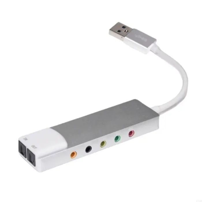 Carte son externe USB avec entrées microphones, entrées linéaires, éventuelles DIF optique pour une 