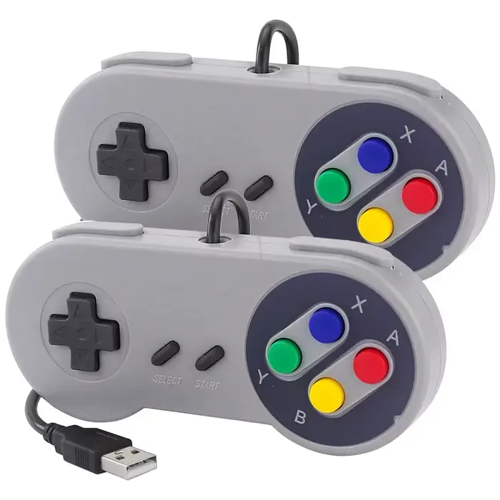 2 pièces manette de jeu USB