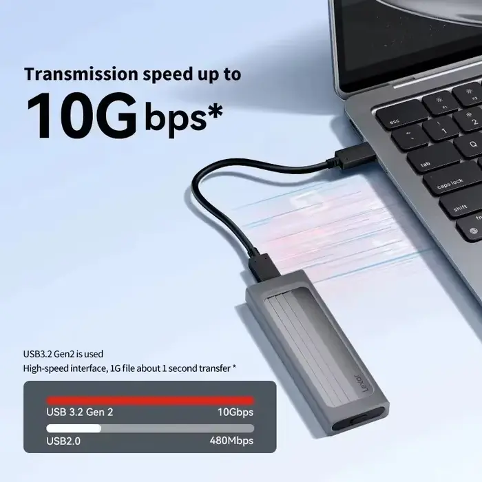 Boîtier SSD Lexar E300 M.2 USB 3.2 Gen 2 Type C
