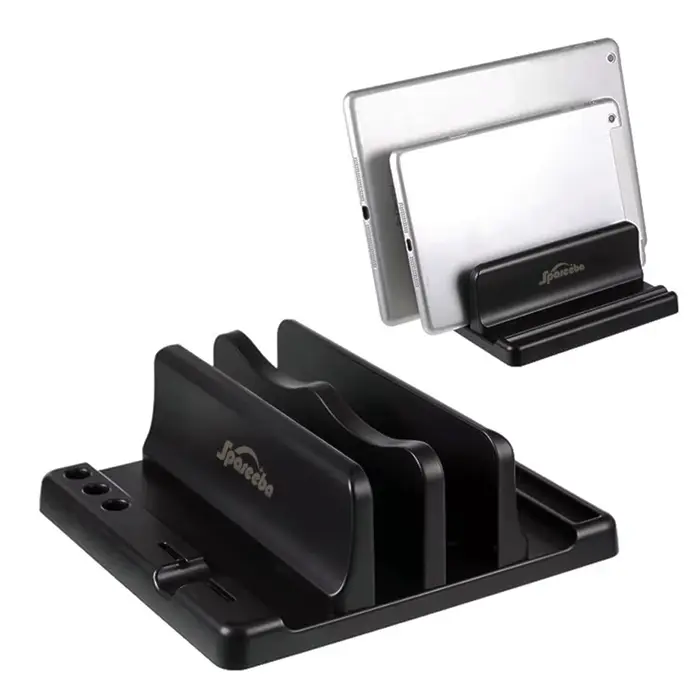 Support vertical pour ordinateur portable de bureau