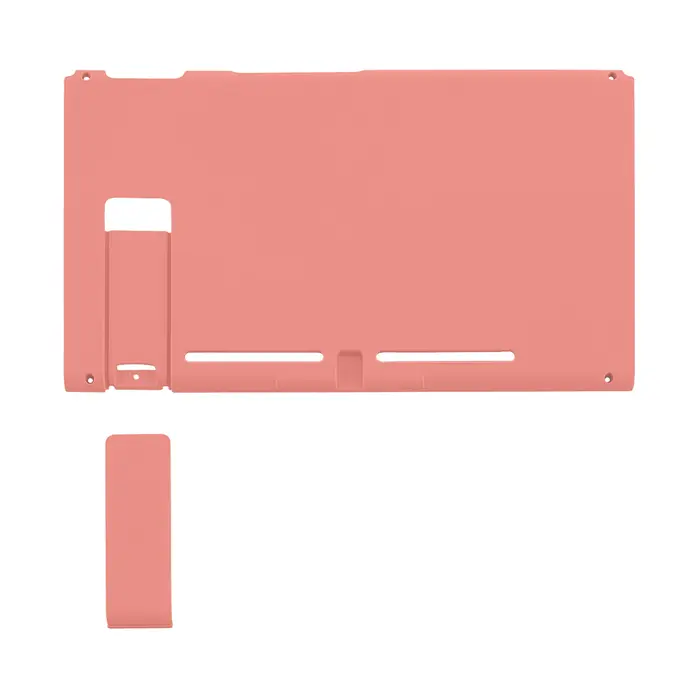 EXtremeRate DIY Remplacement Poignée Console Plaque Arrière Boîtier Coque avec Béquille