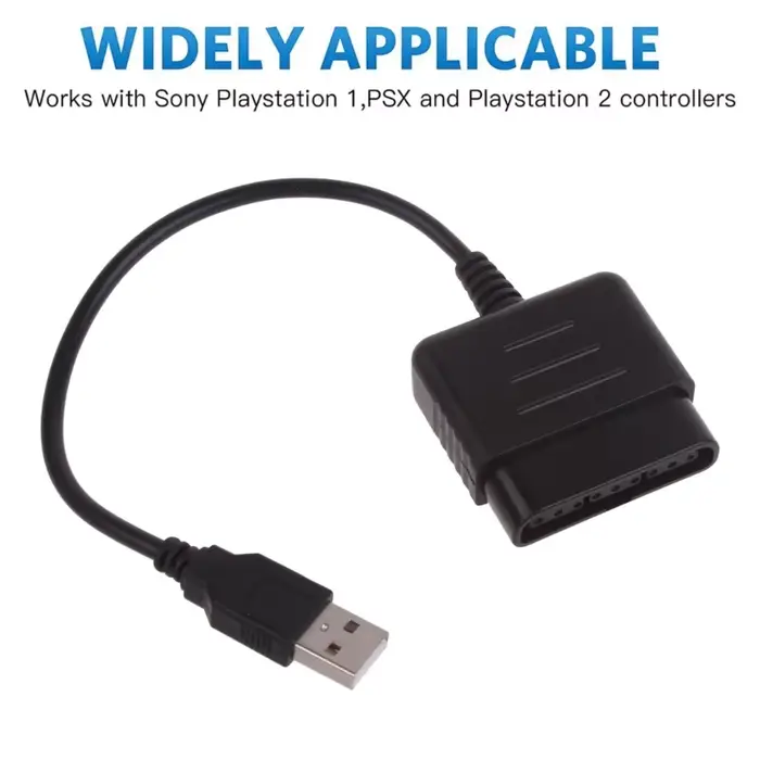 Pour PS1 GamePad vers PC USB jeux contrôleur adaptateur convertisseur