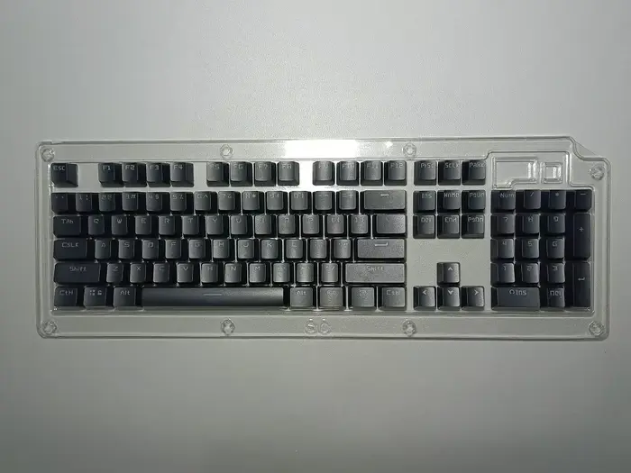 Capuchons de touches transparents Corsair PBT pour K70 K65 K68 K63 K95 K100