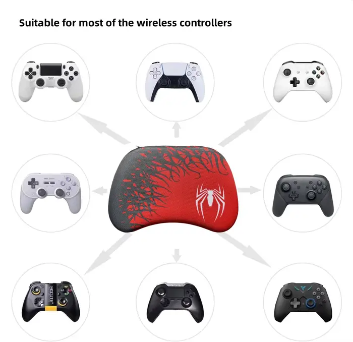 Nouveauté Spider Version mallette de transport Portable sac de voyage pour PS5 contrôleur étui de protection
